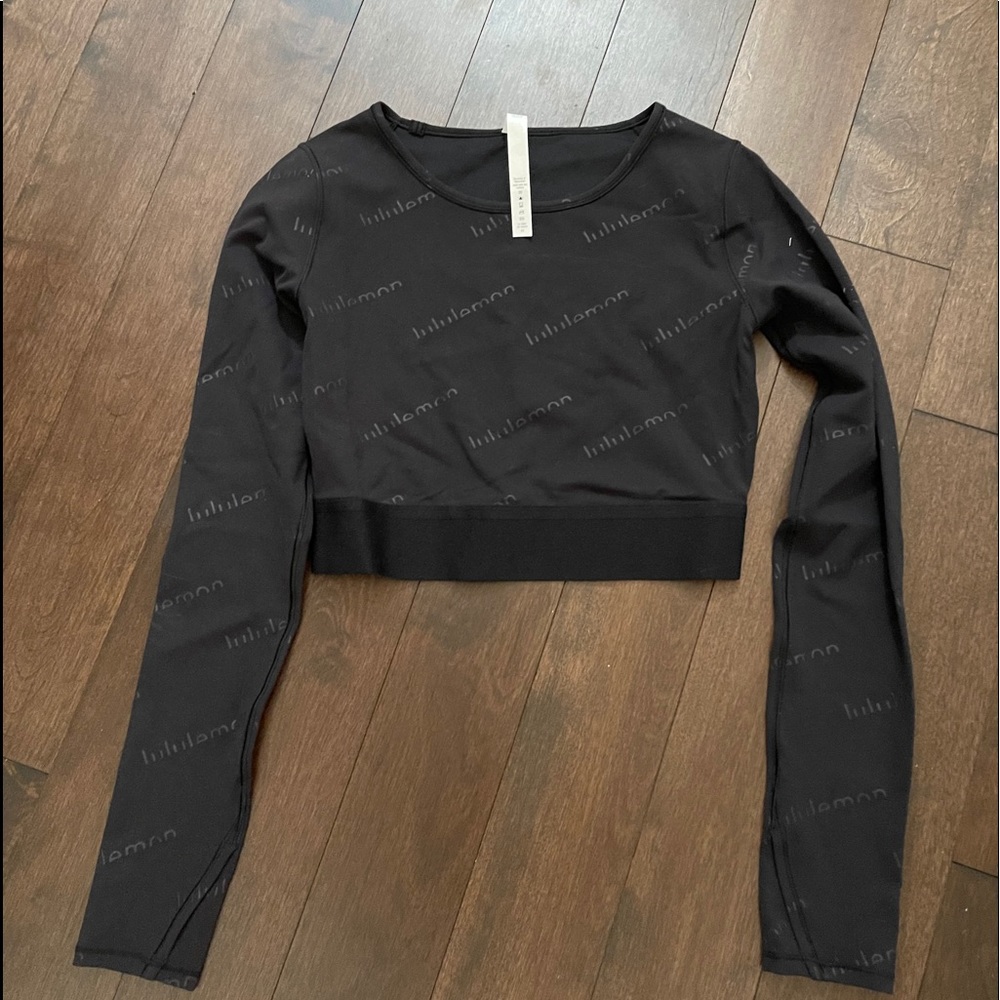 Lululemon Wunder Train Crop Long Sleeve